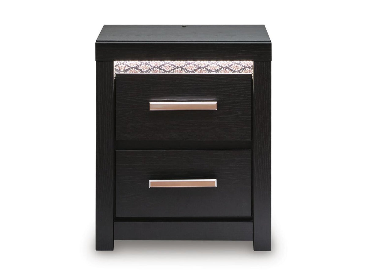 Brizmore - Two Drawer Night Stand - Black