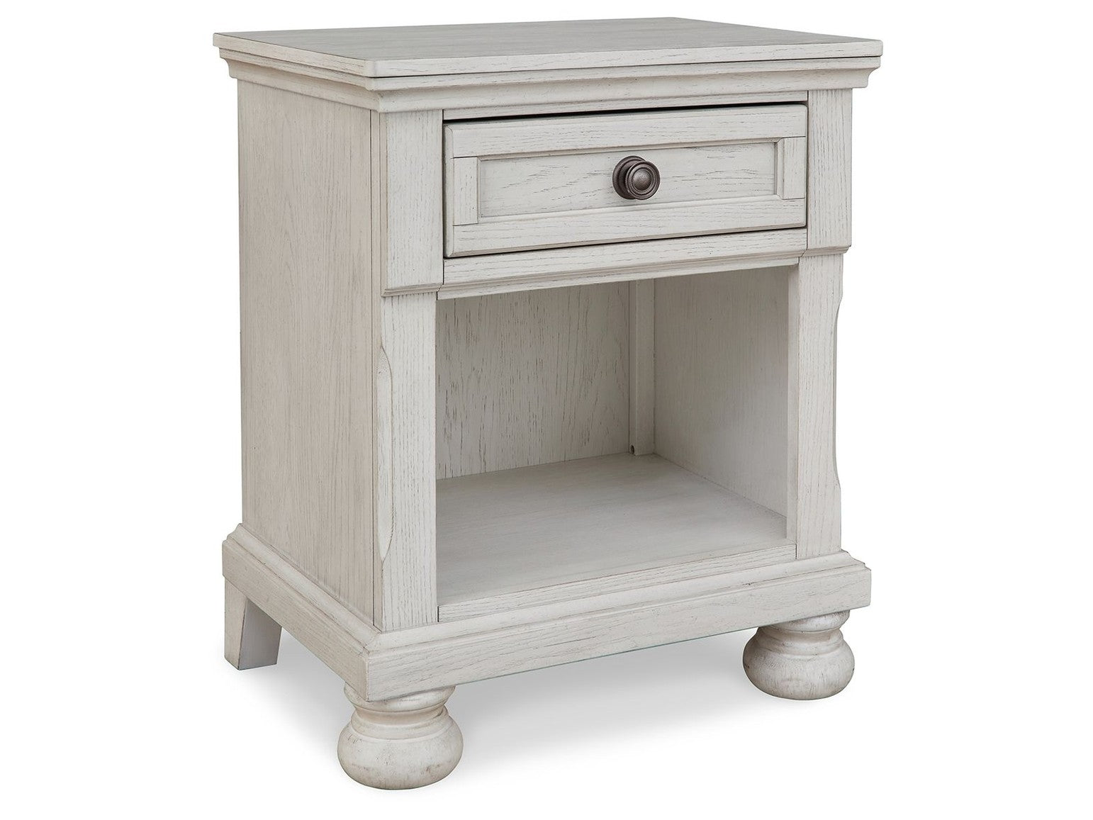 Robbinsdale - One Drawer Night Stand - Antique White