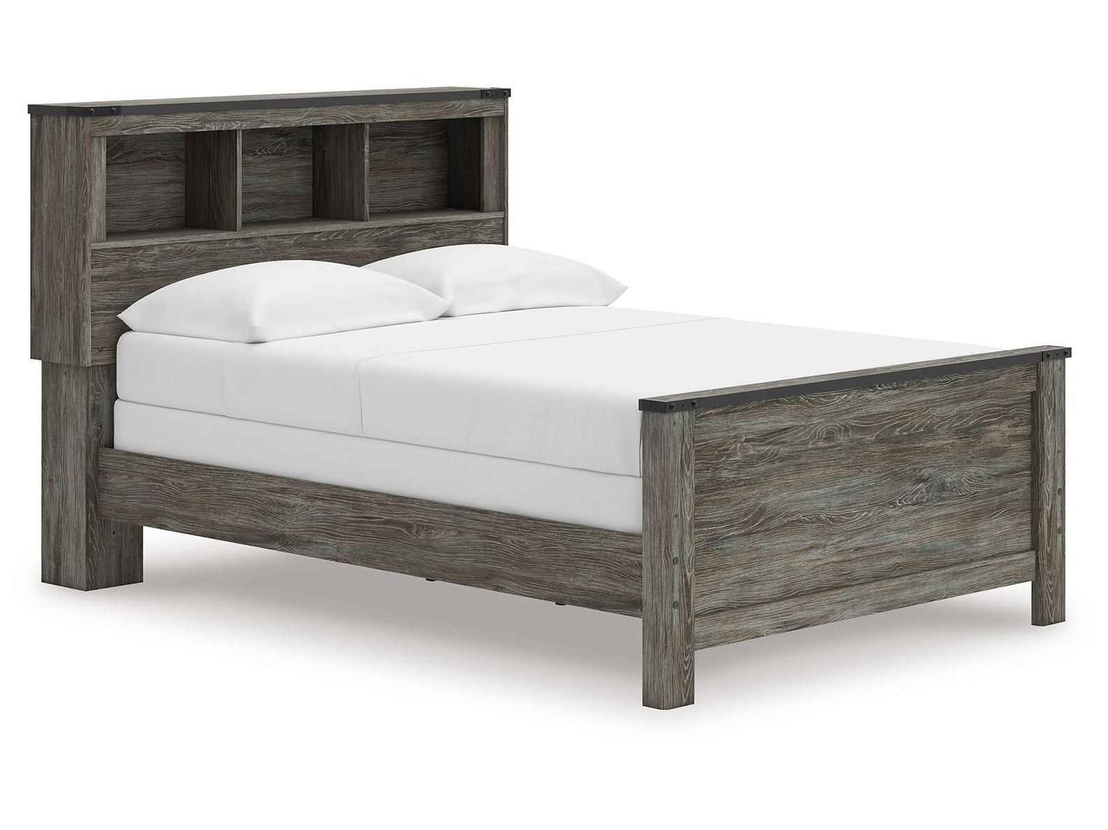 Frandern - Bookcase Panel Bed