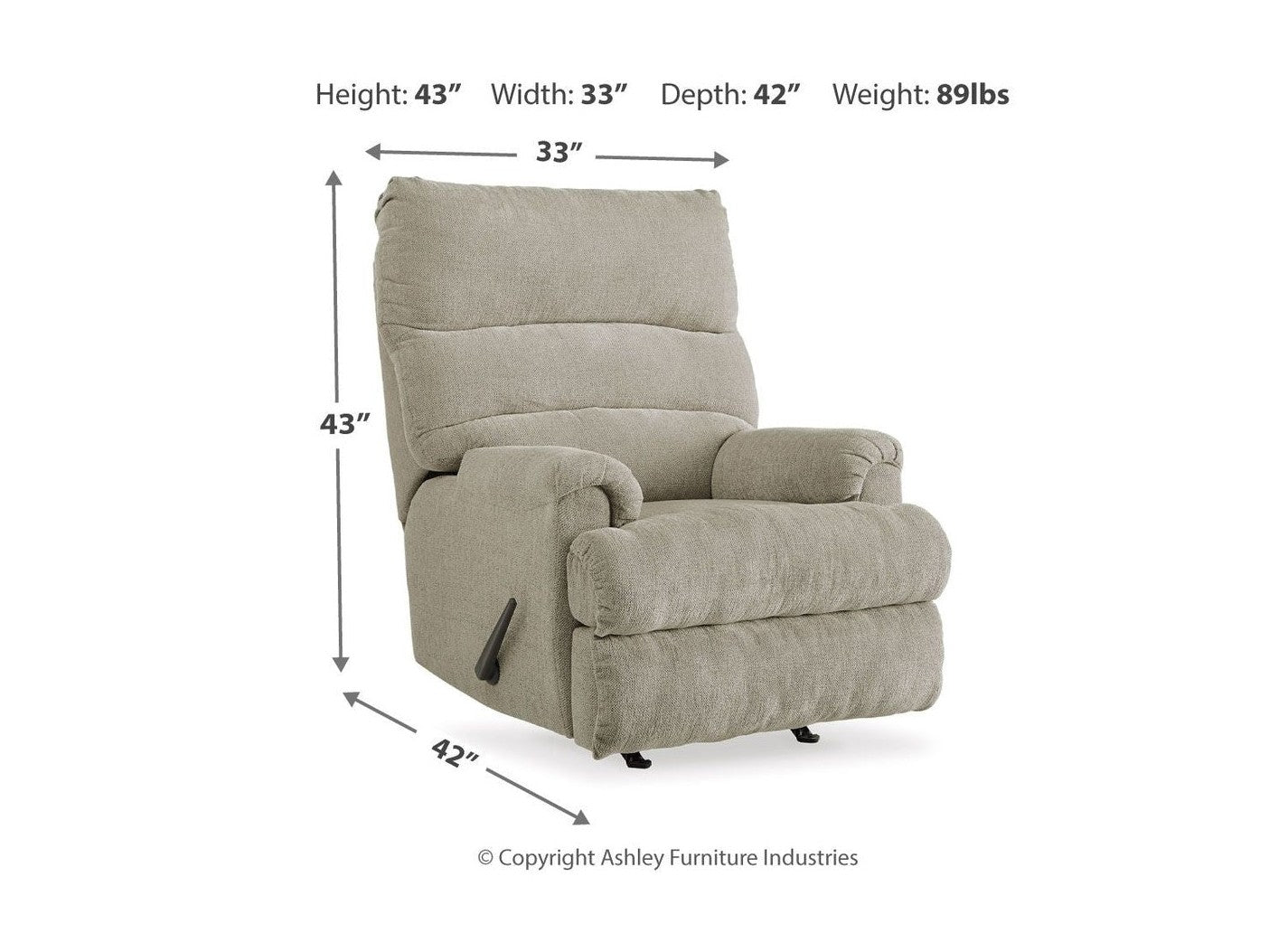 Man Fort - Rocker Recliner