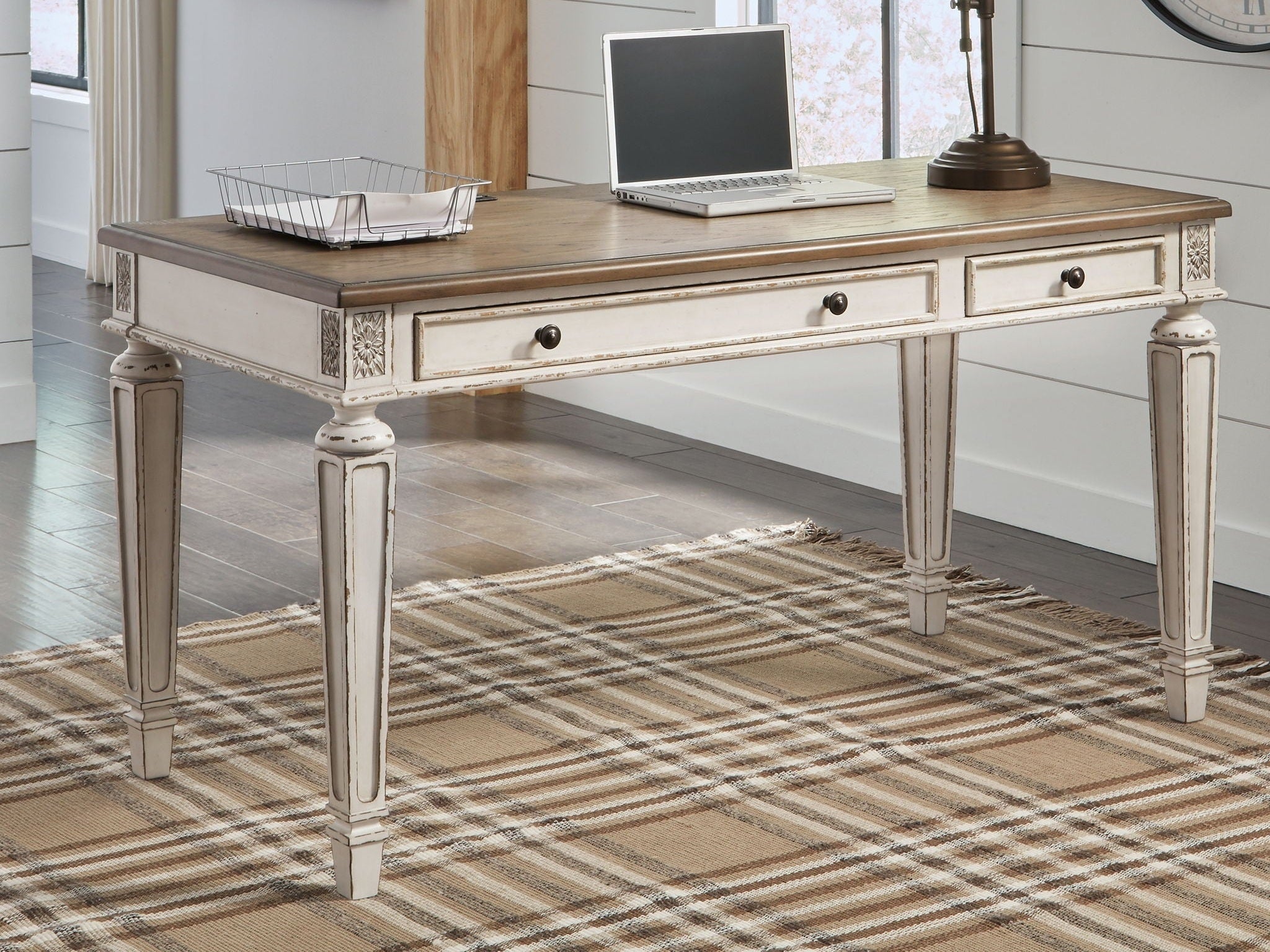 Realyn - Home Office Desk - Light Brown