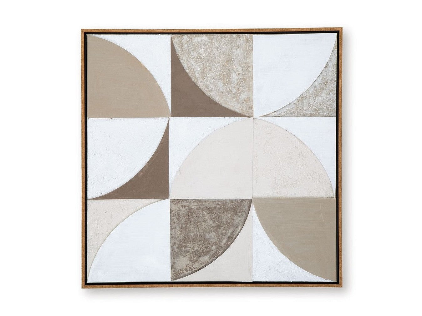 Harelman - Wall Art - Tan / Taupe / White