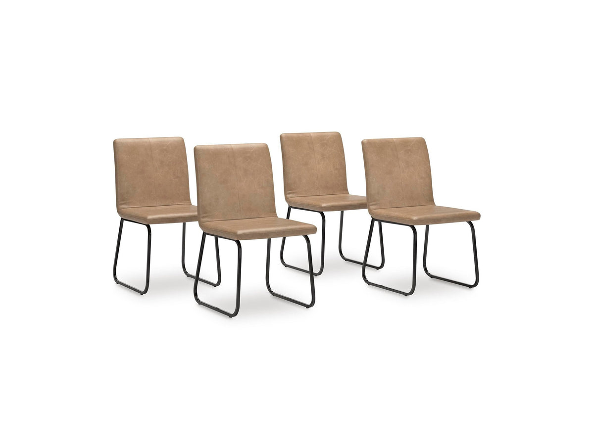 Pharwynn - Dining Upholstered Side Chair (Set of 4) - Toast