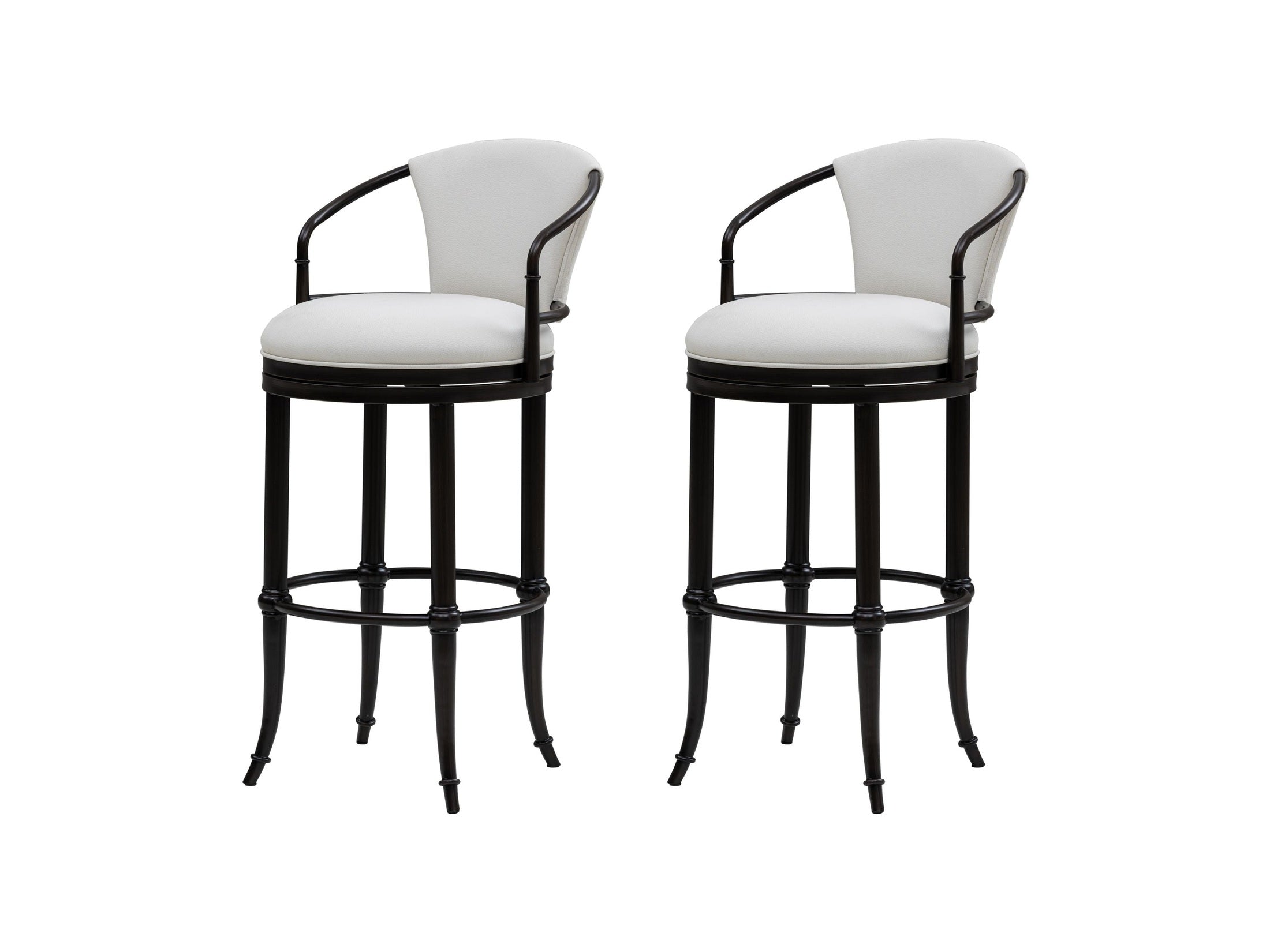 Otis - Upholstered Swivel Bar Height Barstool