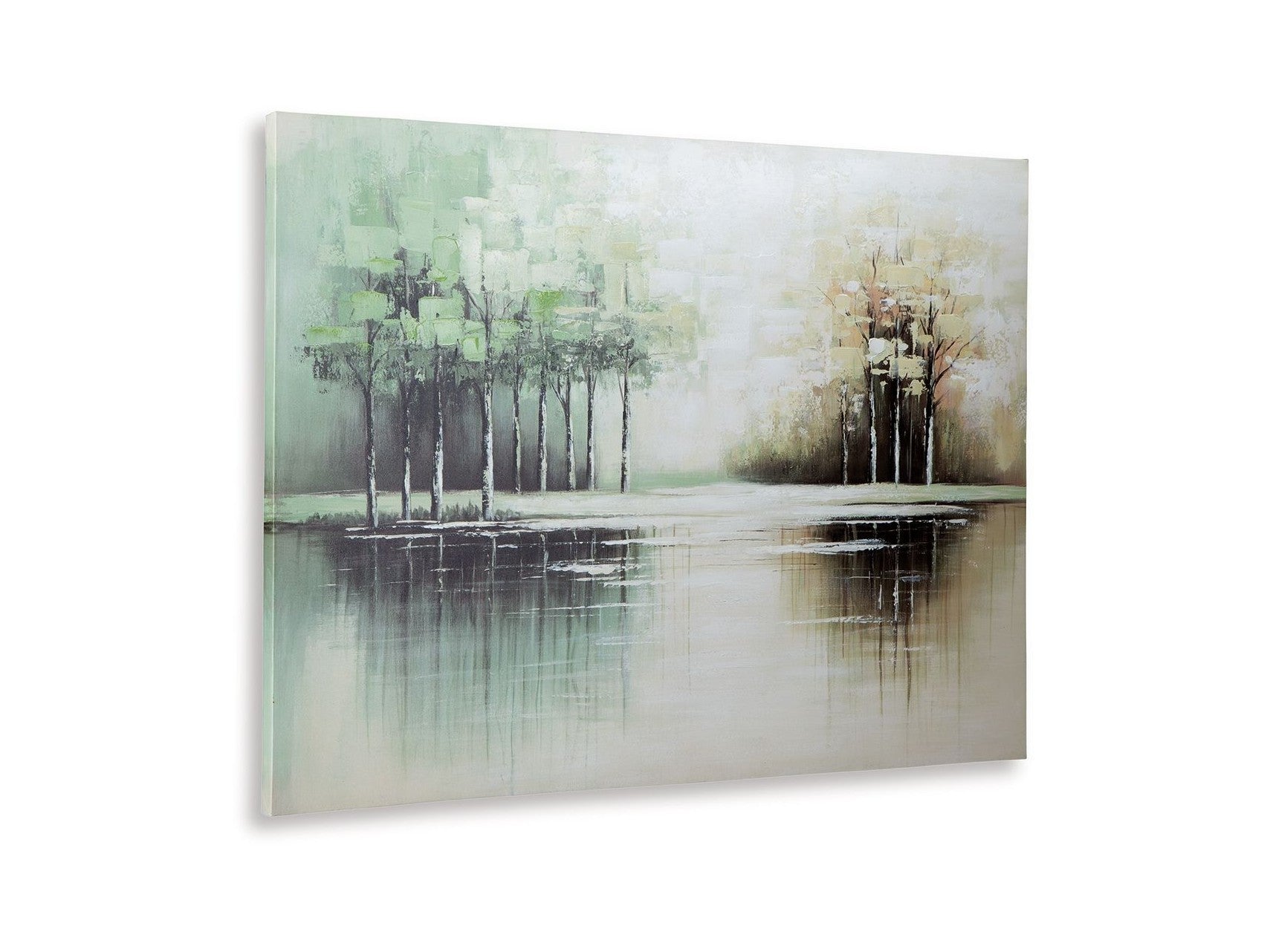 Garlenridge - Wall Art - Green / Tan / White
