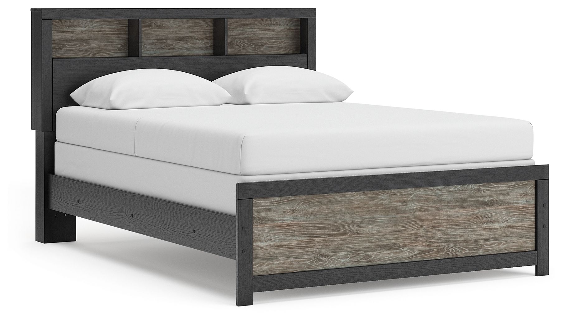 Jonnifer - Lighted Bookcase Panel Bed