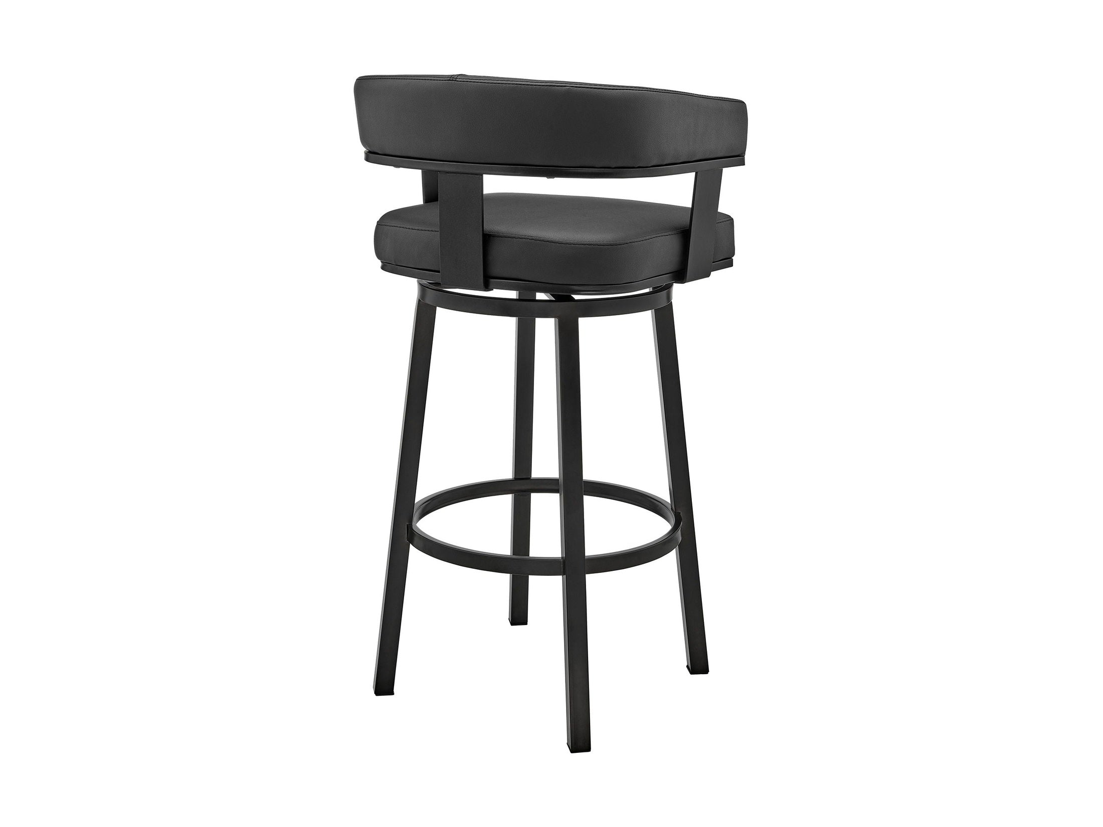 Cohen - Swivel Bar Stool - Black Finish