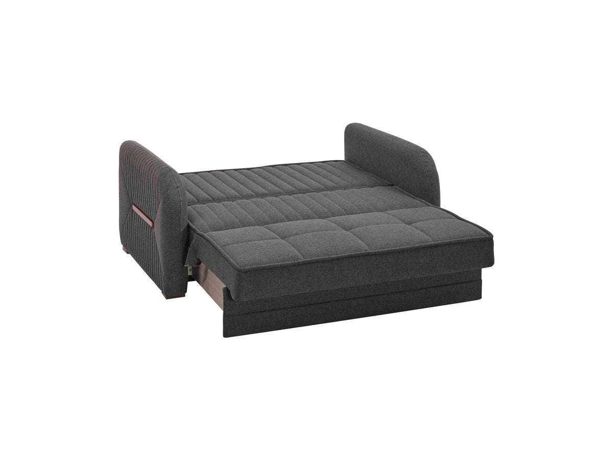 Ottomanson Speedy - Upholstered Convertible Loveseat With Storage