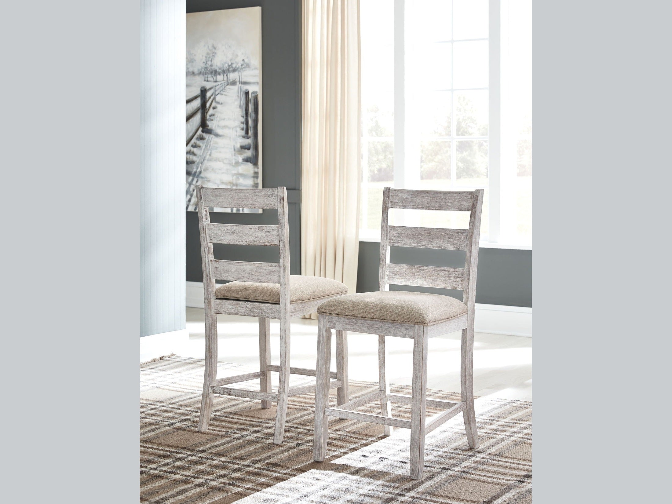 Skempton - Rectangular Counter Table With Storage Set