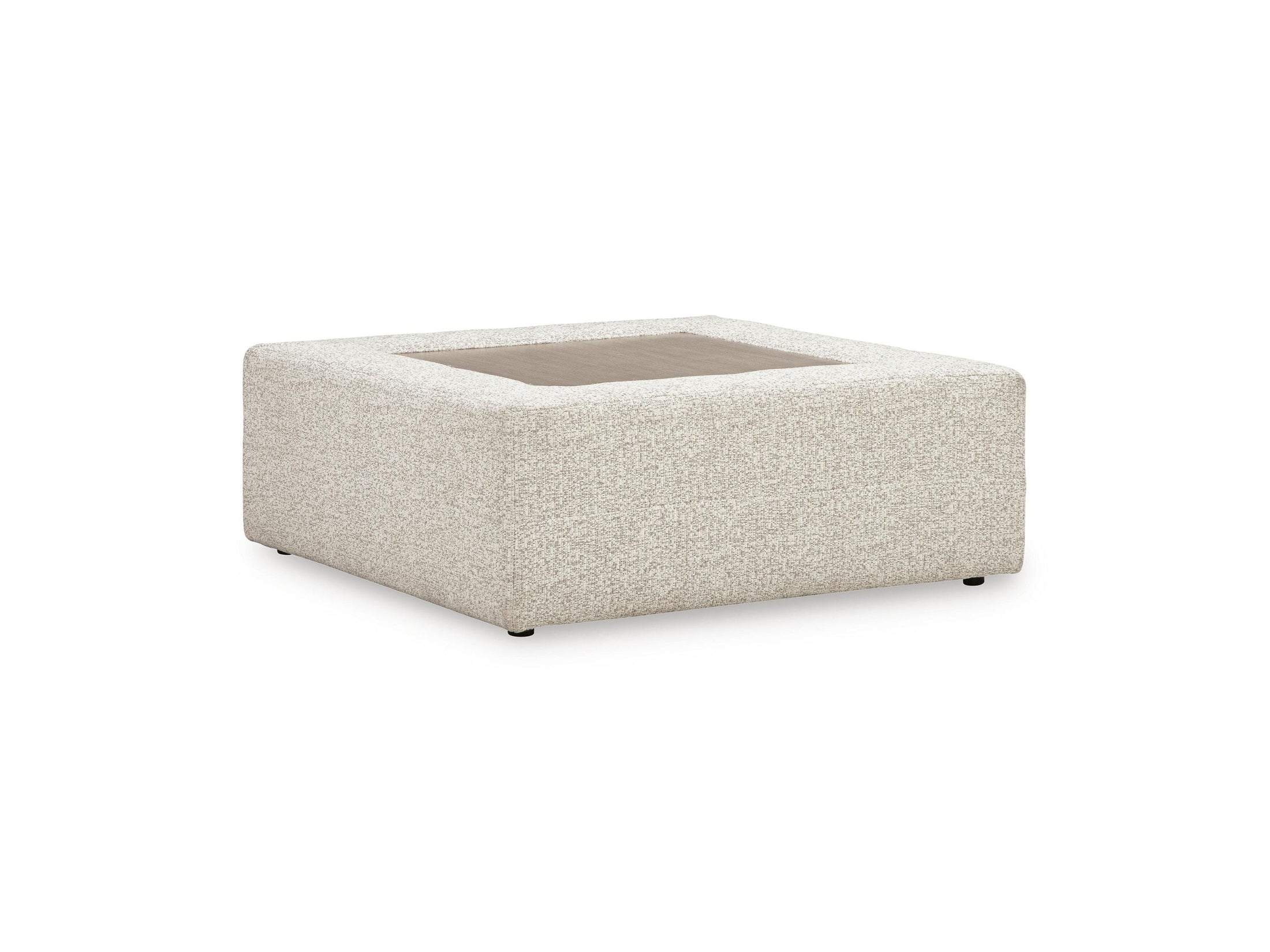 Ashbourne Estate - Oversized Accent Ottoman - Snowstone