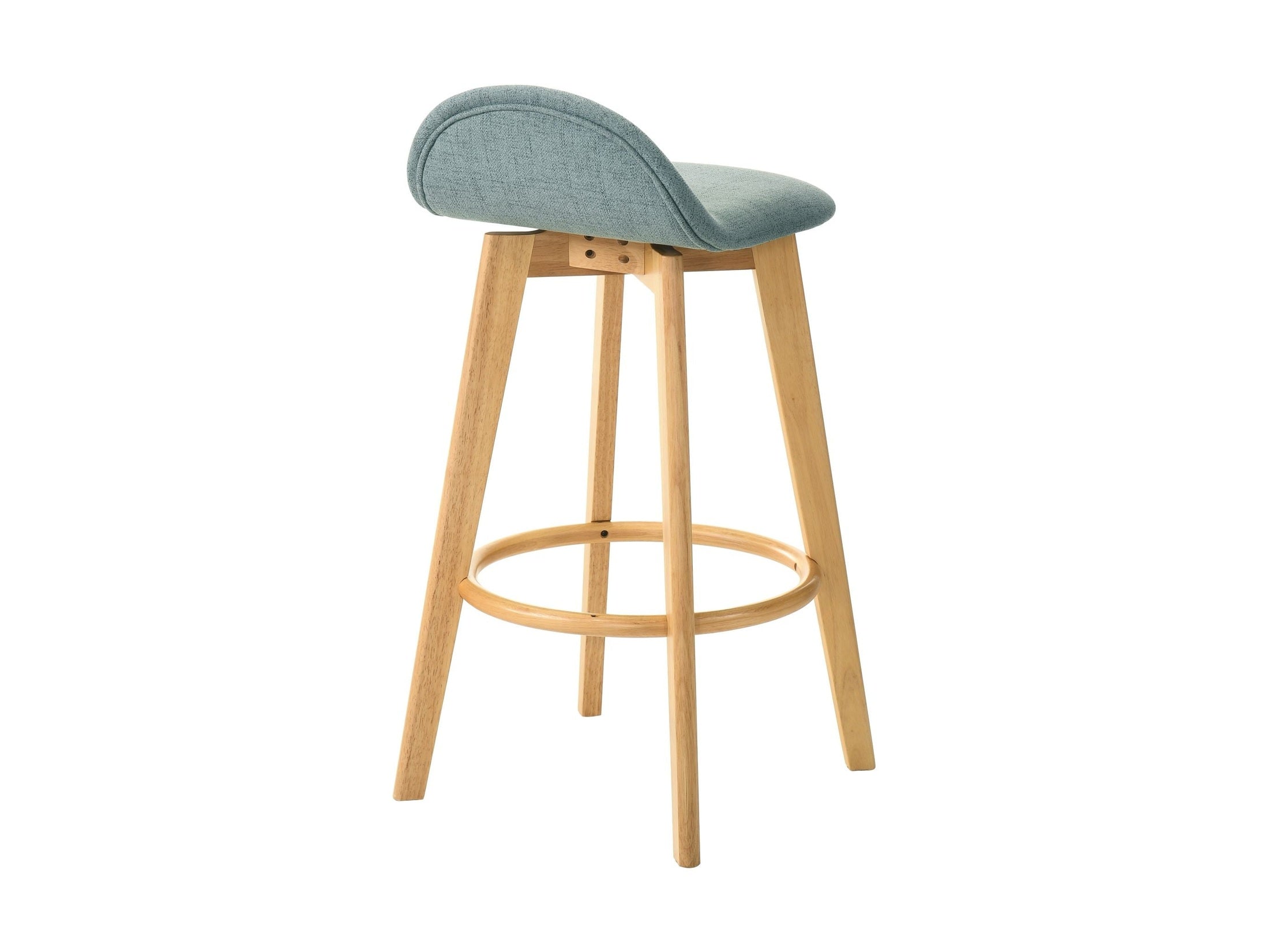 Vera - Upholstered Wood Counter Height Barstool
