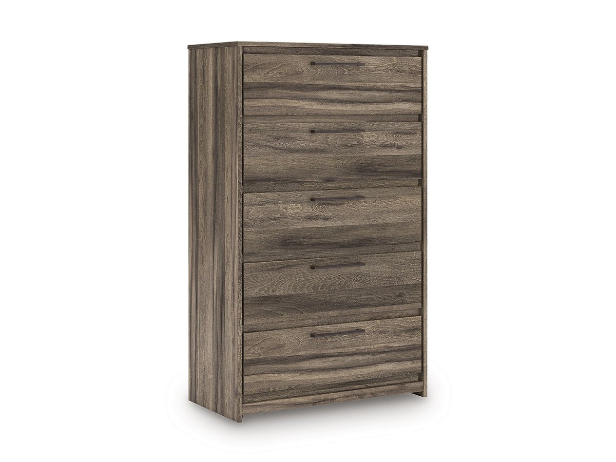 Elbrim - Five Drawer Chest - Brown