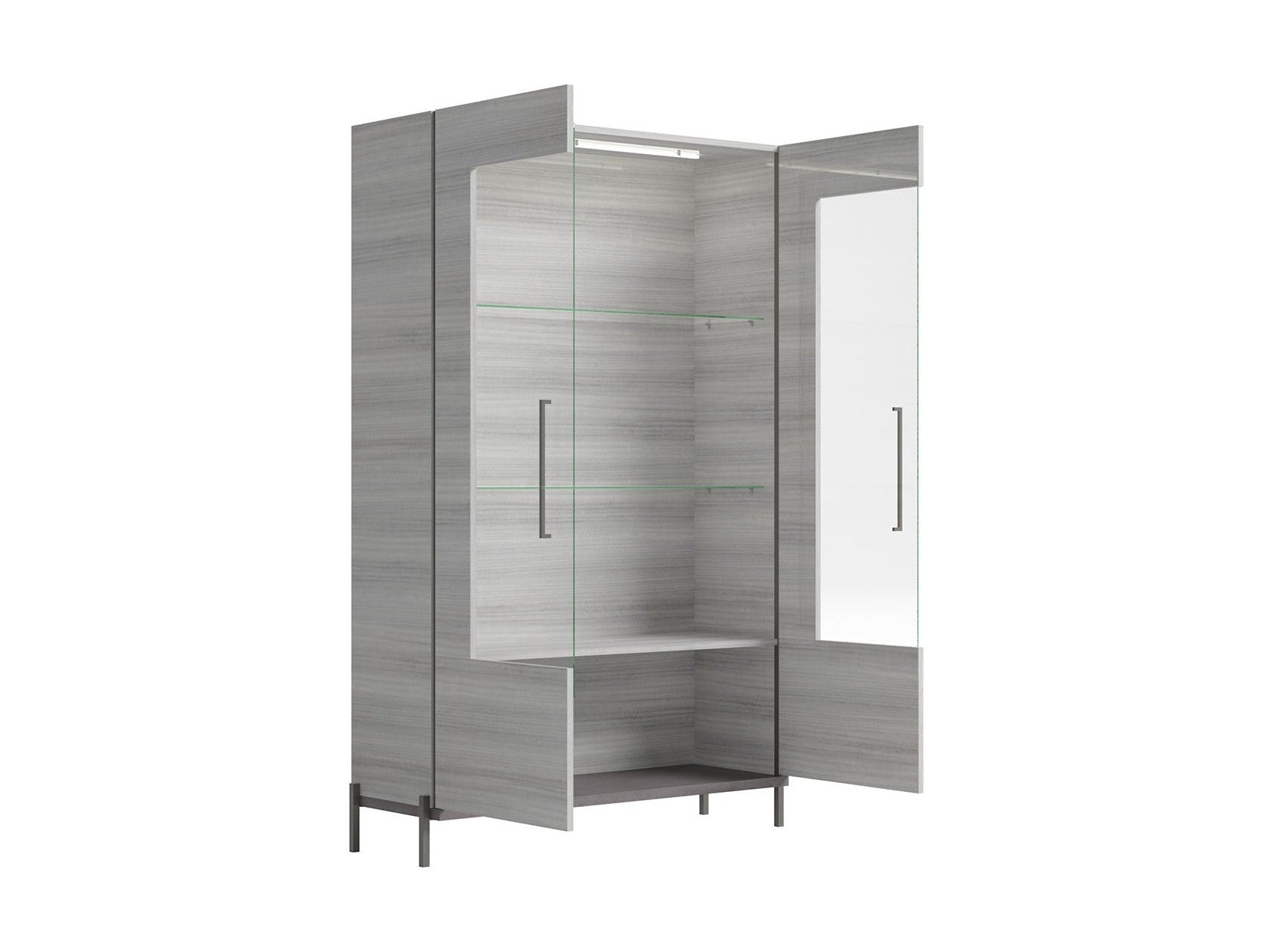 Mia - 2 Door China - White / Gray / Silver