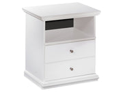 Bostwick Shoals - One Drawer Night Stand - White