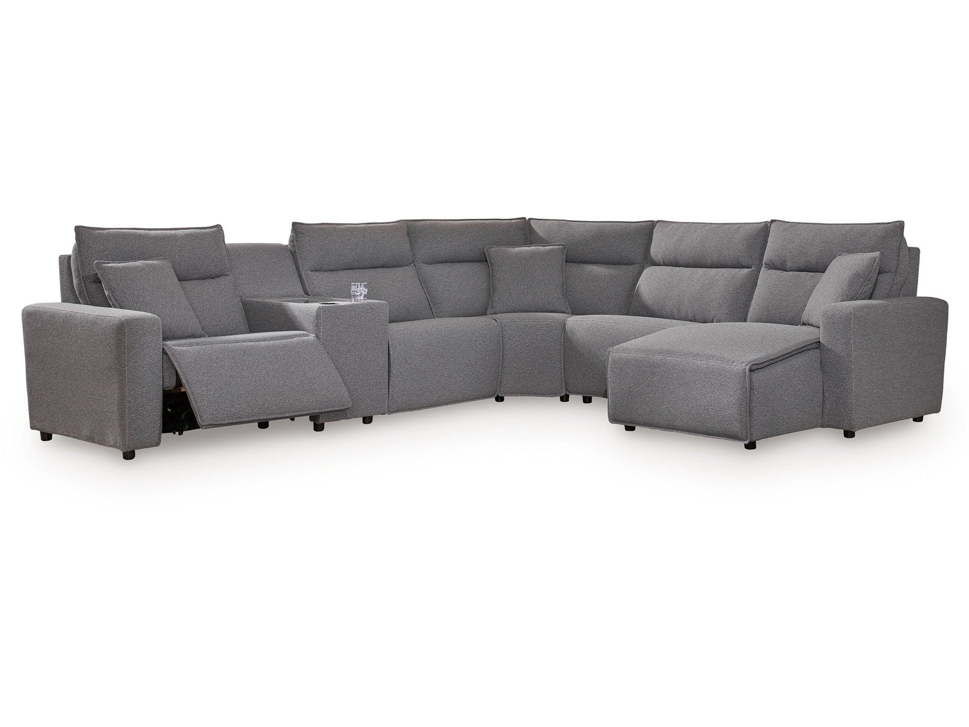 Modmax II - Reclining Sectional - Salt And Pepper