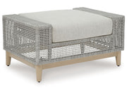 Seton Creek - Ottoman With Cushion - Gray
