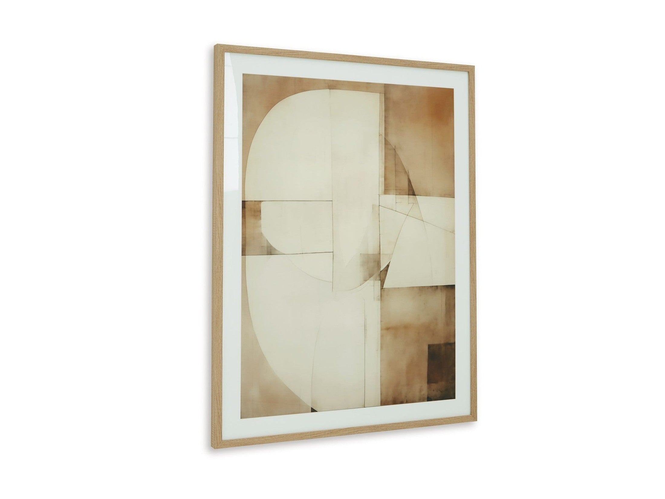 Corlain - Wall Art - Brown / Tan / White