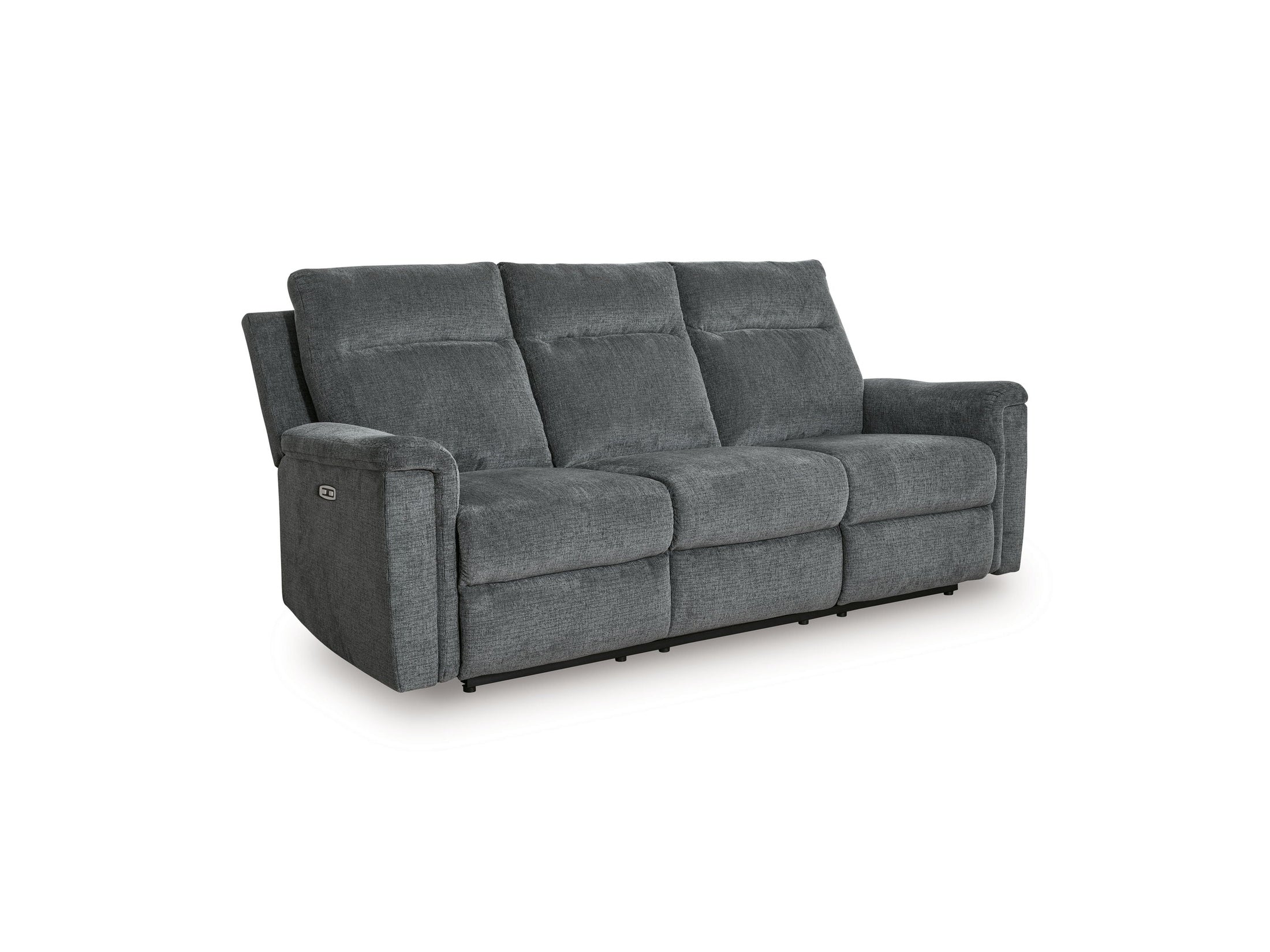 Gray sofa on a white background