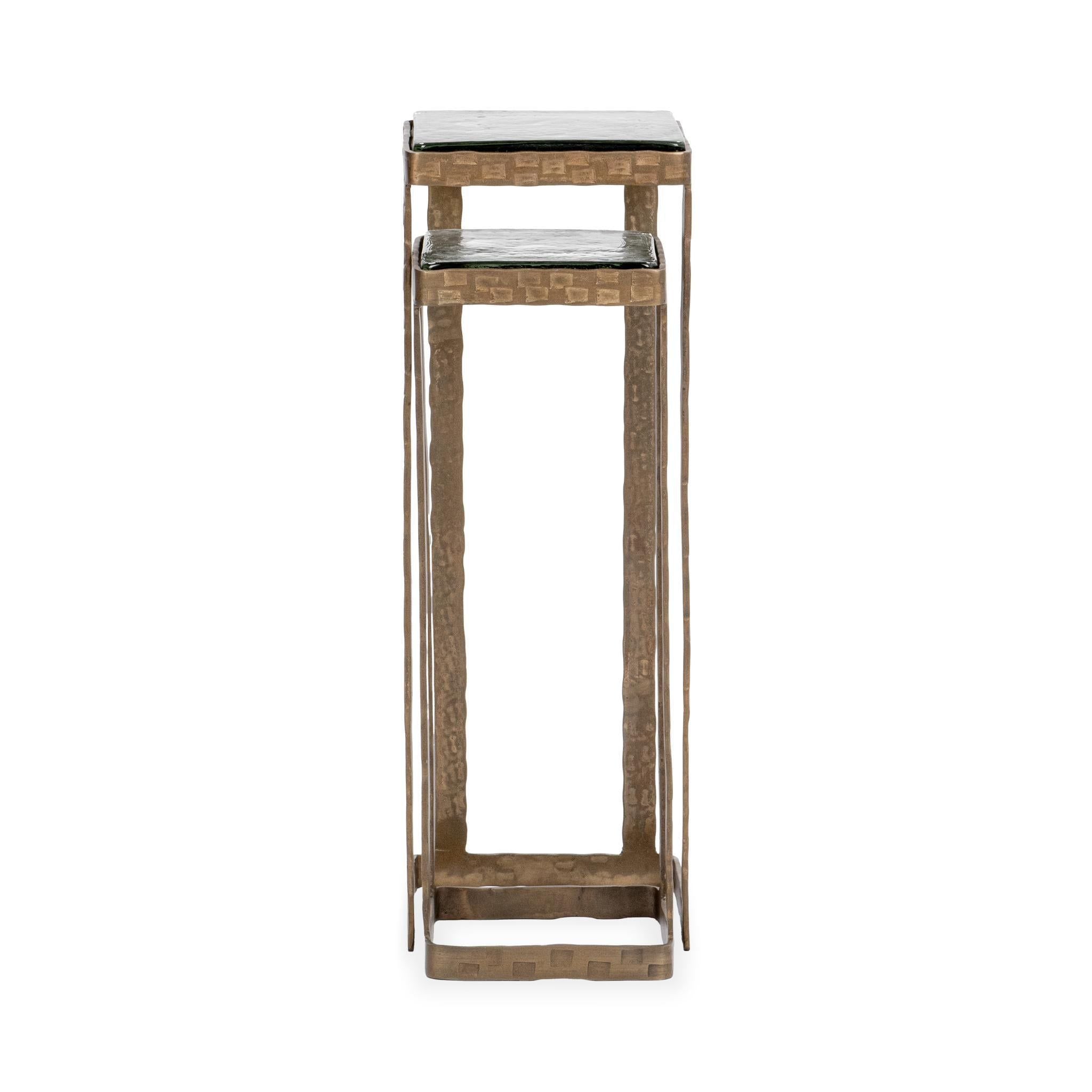 Gillian - Nesting Accent Tables - Brass