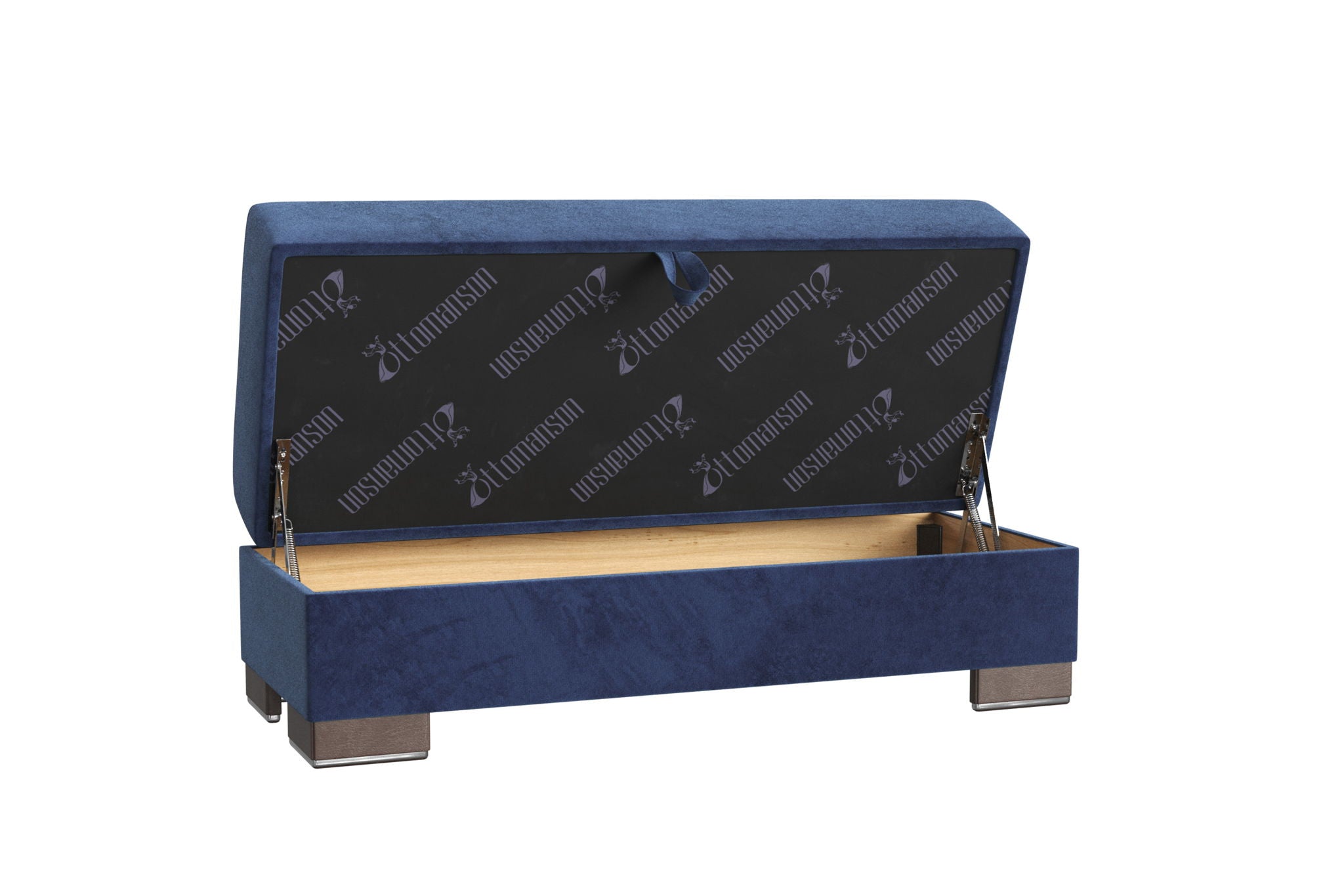 Ottomanson Armada - Upholstered Ottoman With Storage - Microfiber