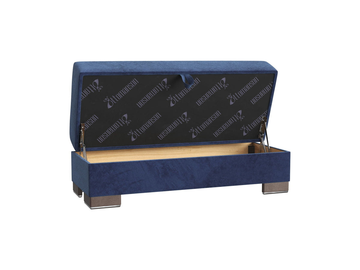 Ottomanson Armada - Upholstered Ottoman With Storage - Microfiber