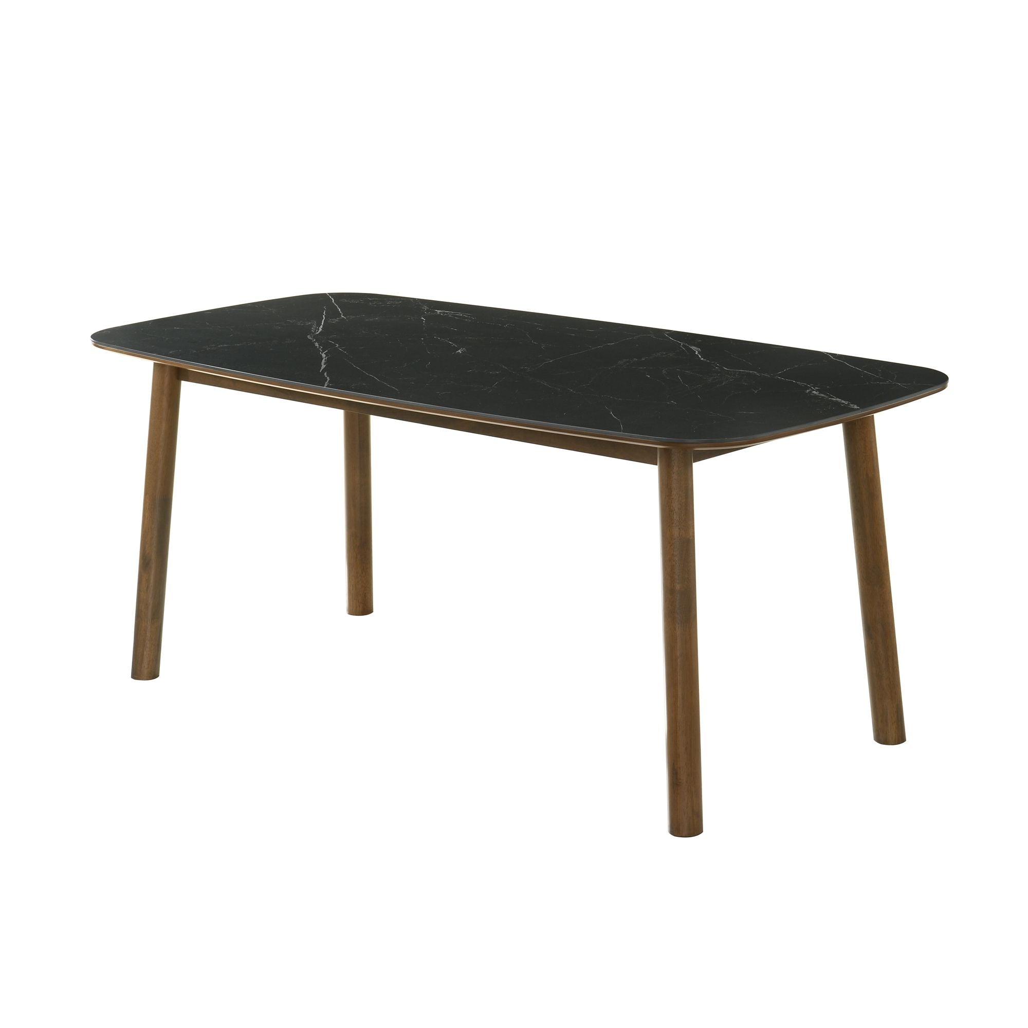 Emorie - 7-Piece Wood Dining Set - Walnut