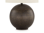 Hambell - Metal Table Lamp - Black / Gold Finish