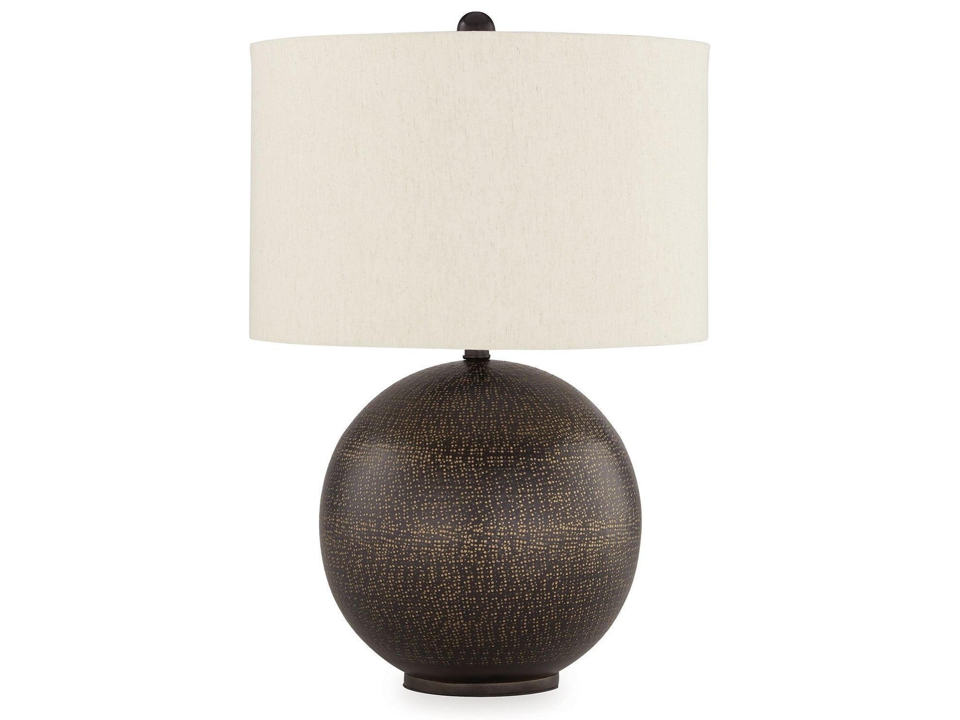 Hambell - Metal Table Lamp - Black / Gold Finish
