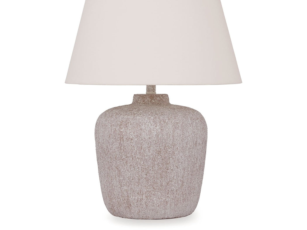 Danry - Metal Table Lamp - Distressed Cream