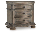 Ardenfield - Three Drawer Night Stand - Light Brown