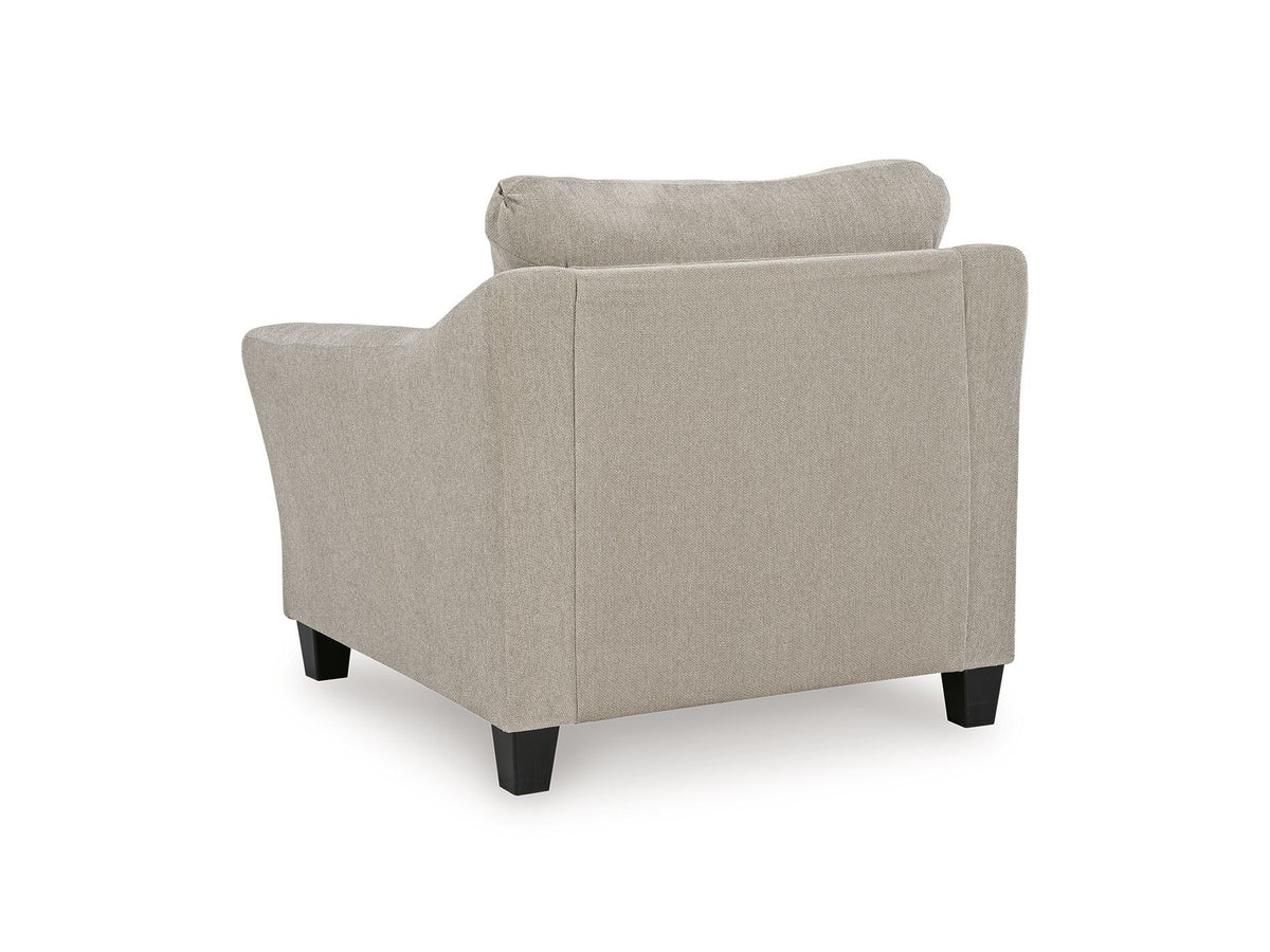 Willarae - 2 Pc. - Chair And A Half, Ottoman - Taupe