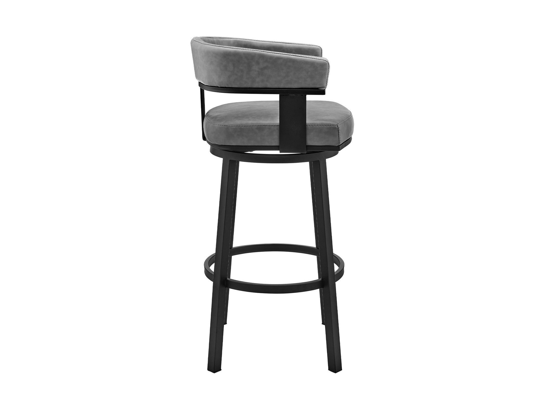 Cohen - Swivel Bar Stool - Black Finish