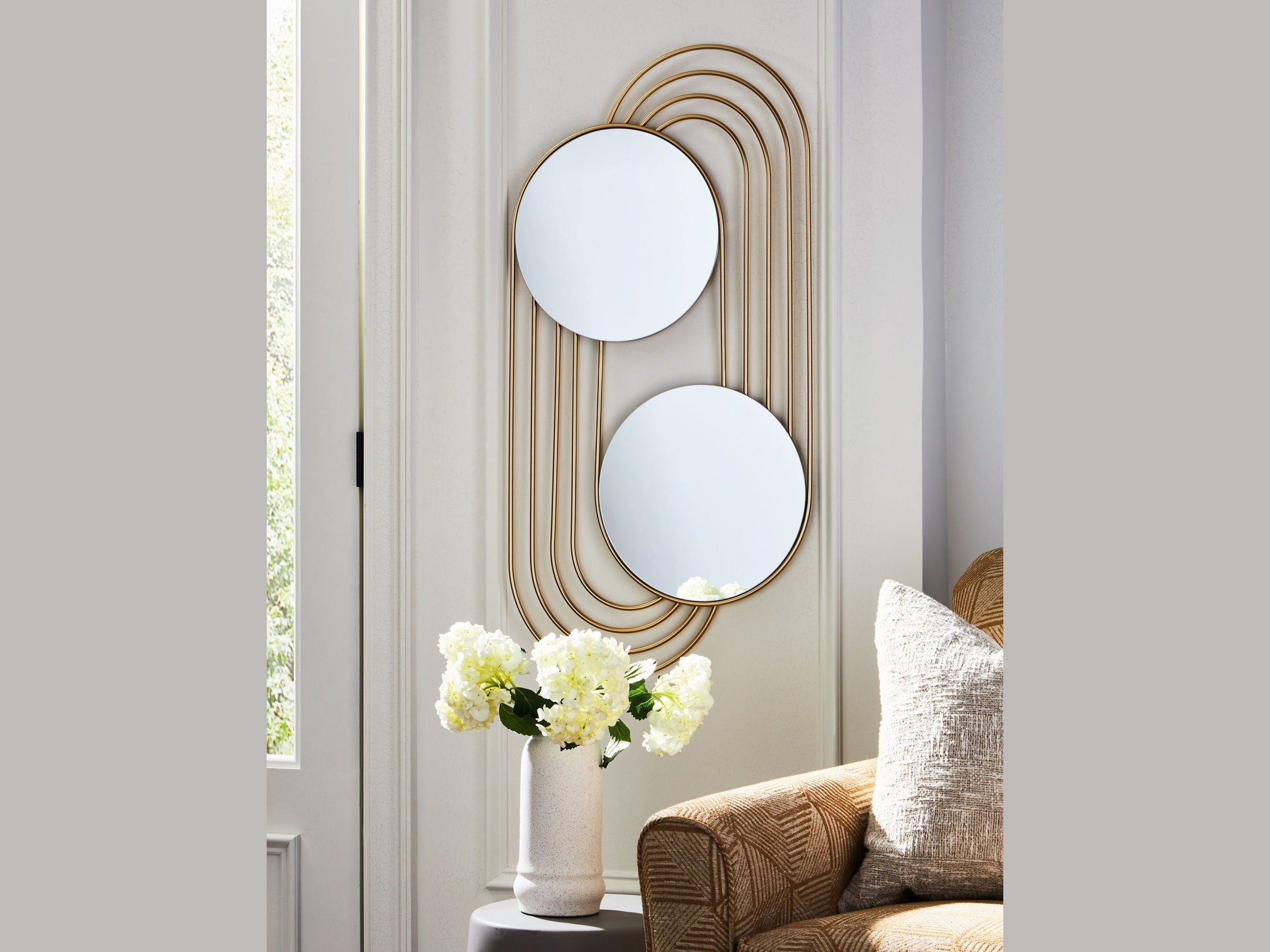 Warrenley - Accent Mirror - Gold Finish