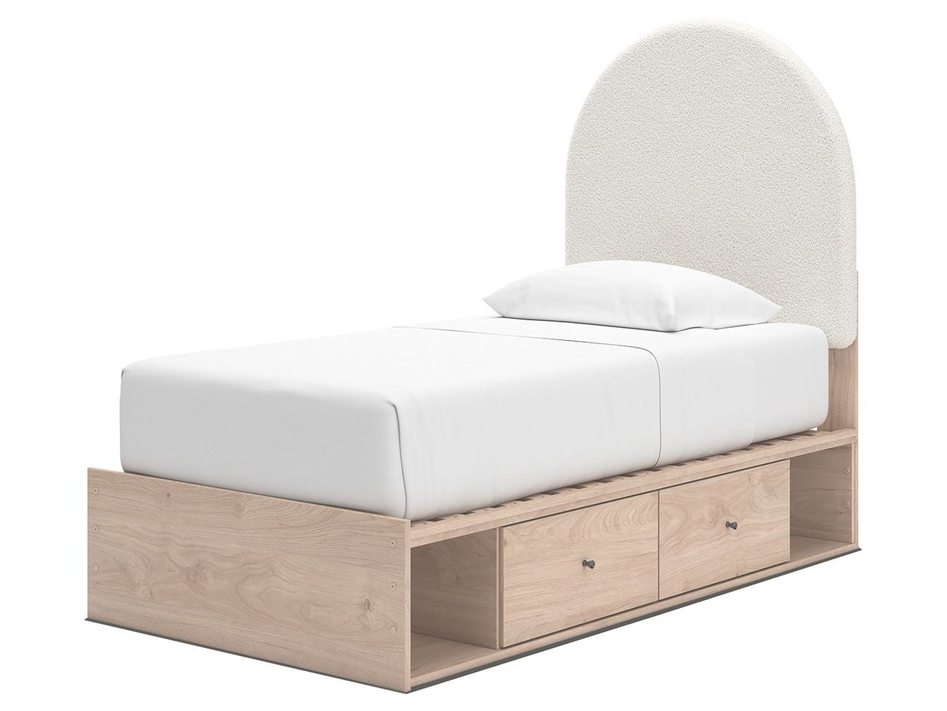 Shapella - Upholstered Panel Storage Bed