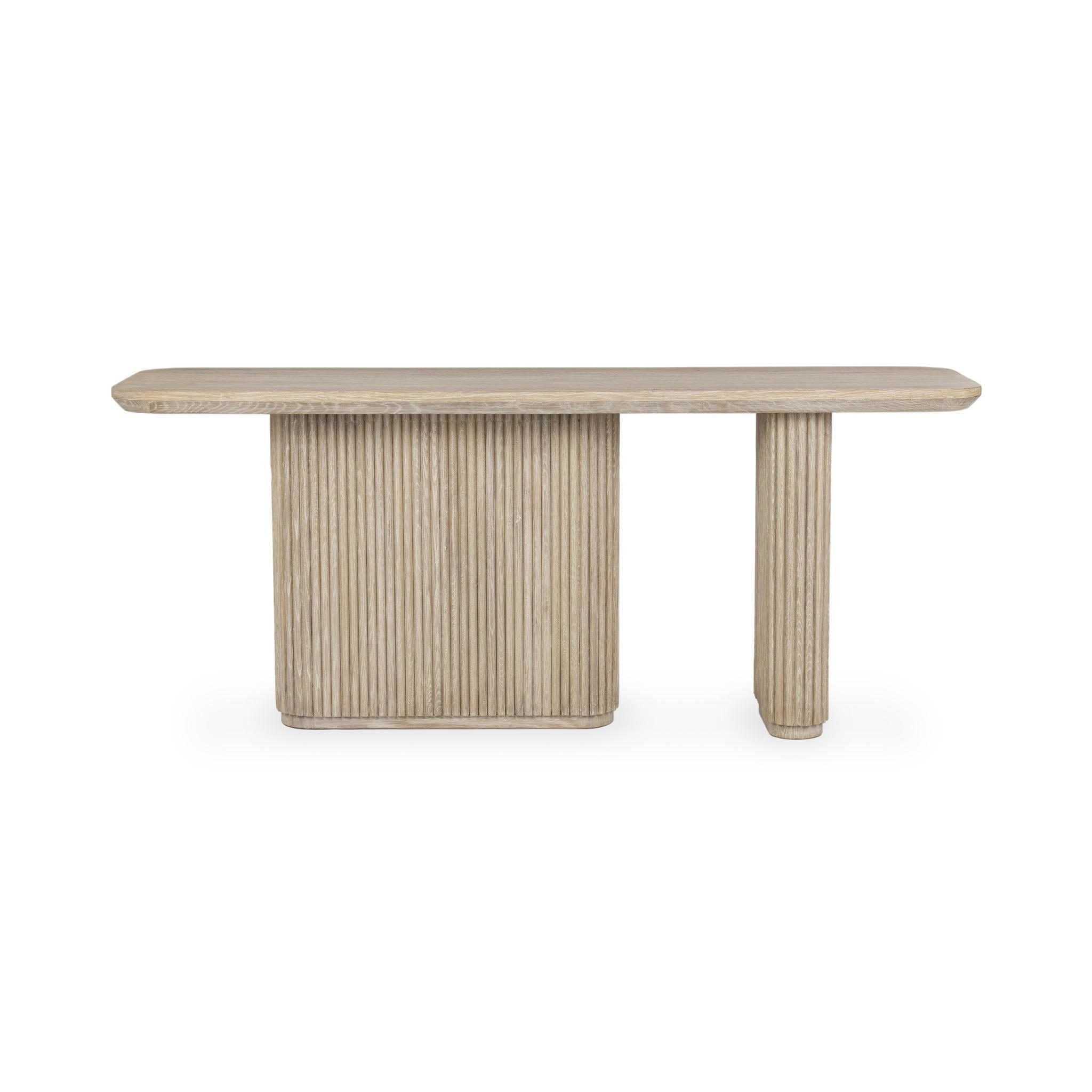 Vander - Solid Wood Rectangle Console Table