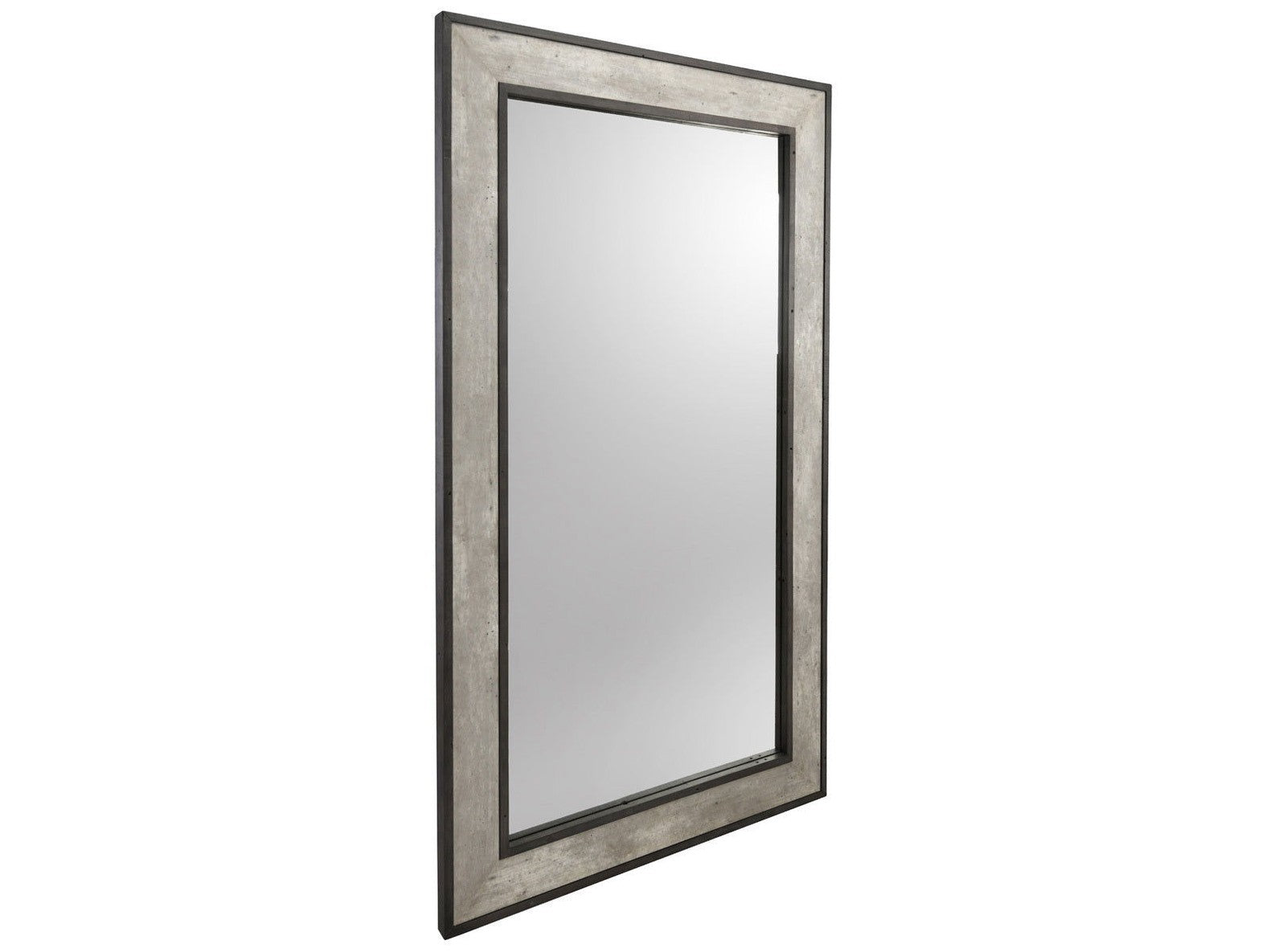 Webster - Floor Mirror - Weathered Cement