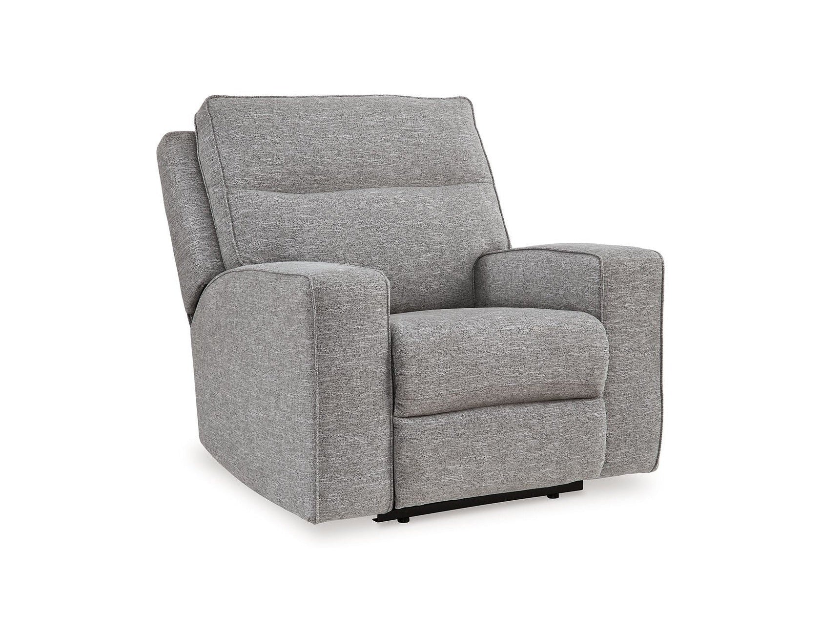 Biscoe - Power Recliner /Adj Headrest - Pewter