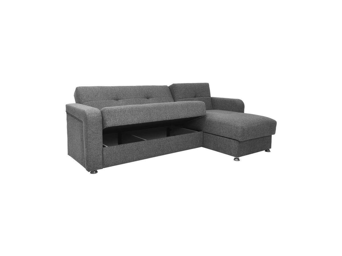Ottomanson Harmony - Upholstered Convertible Chaise Lounge With Storage