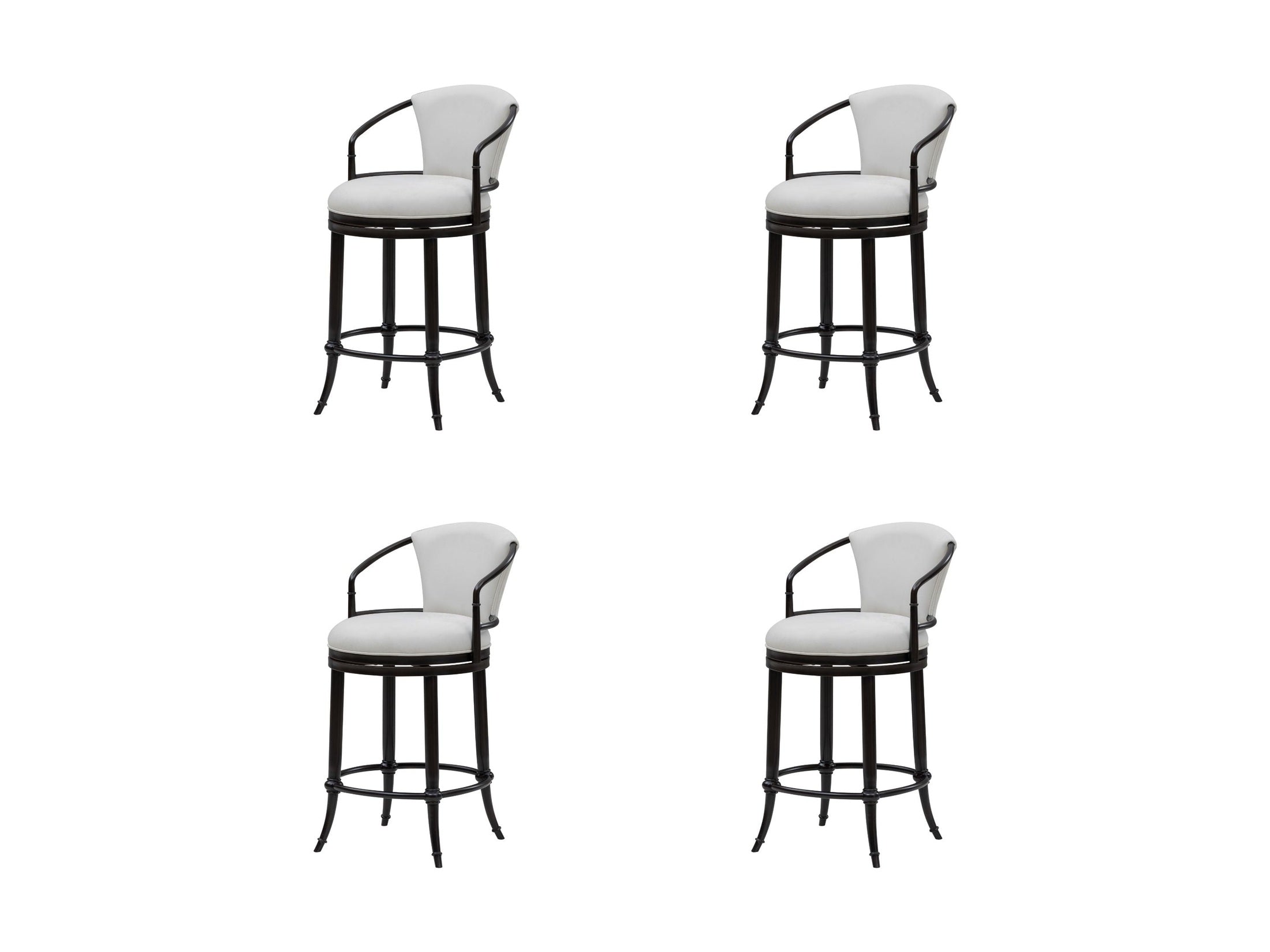 Otis - Upholstered Swivel Counter Height Barstool
