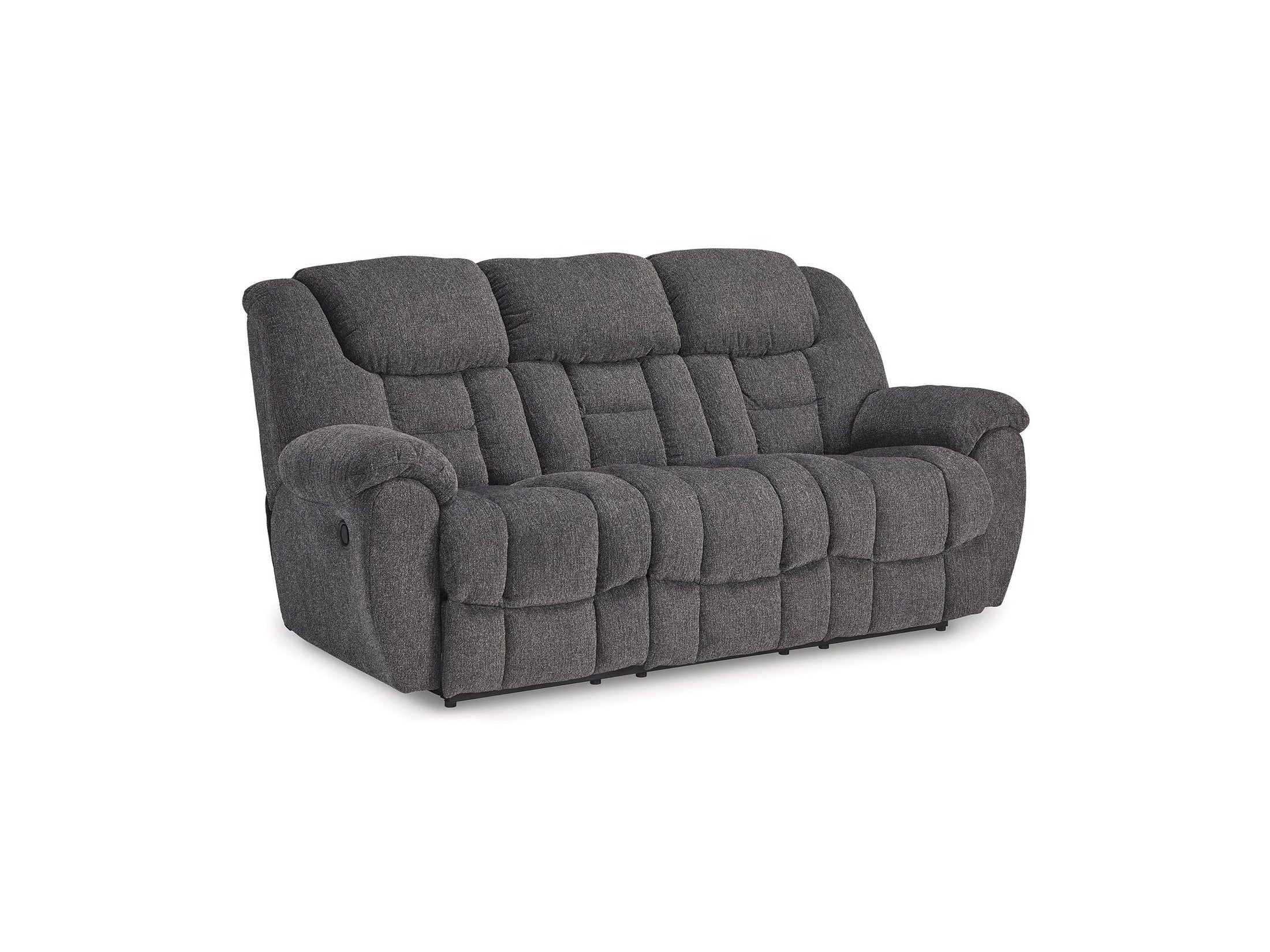 Foreside - Reclining Sofa - Charcoal