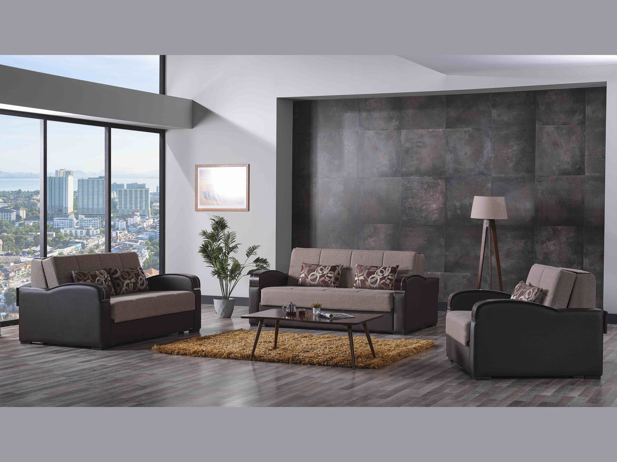 Ottomanson Sleep Plus - Upholstered Convertible Sofabed With Storage