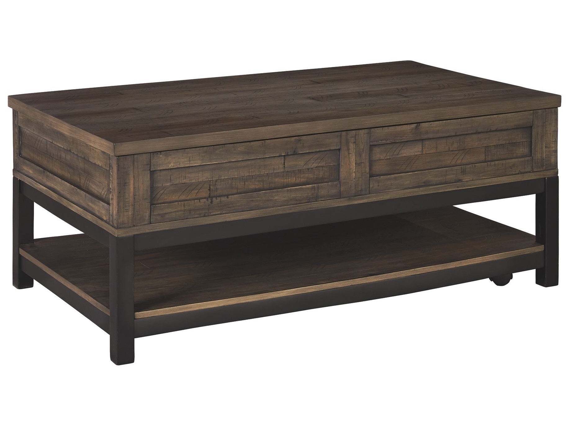 Johurst - LIFT TOP COCKTAIL TABLE - Grayish Brown