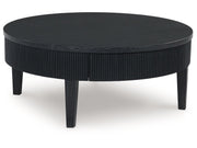 Marstream - Round Cocktail Table - Black