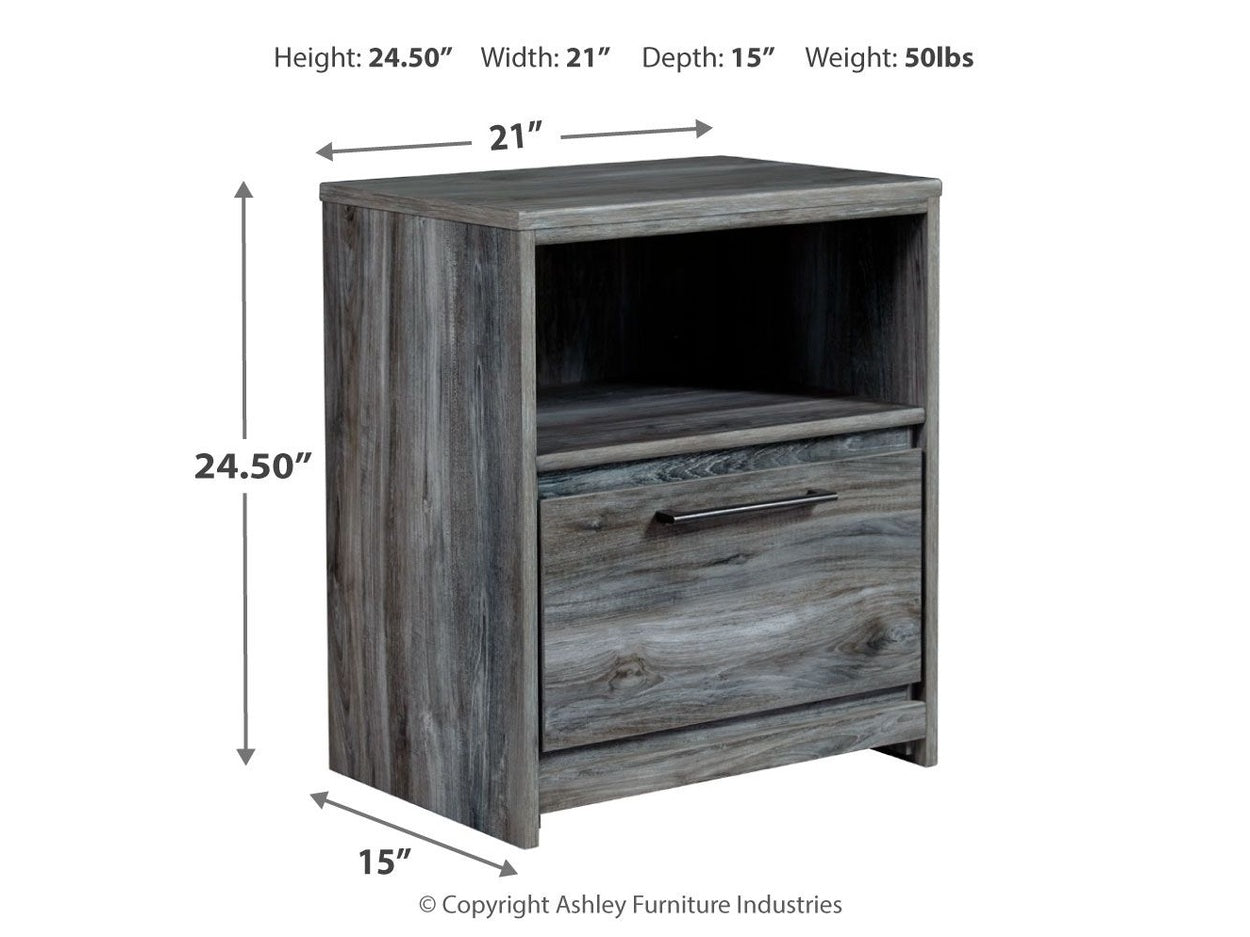 Baystorm - One Drawer Night Stand