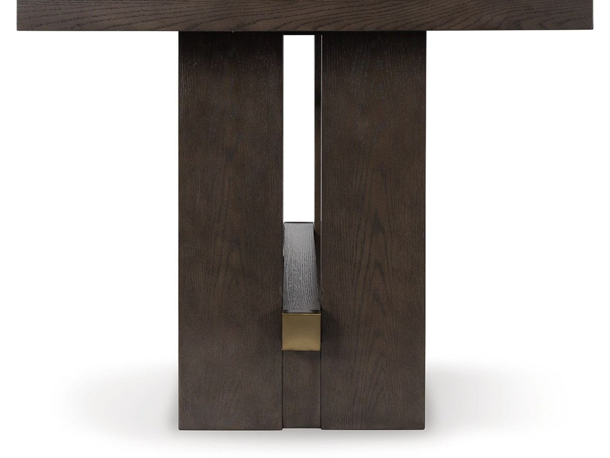 Burkhaus - Rectangular Dining Room Counter Table - Dark Brown