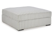 Stupendous - Oversized Accent Ottoman - Alloy