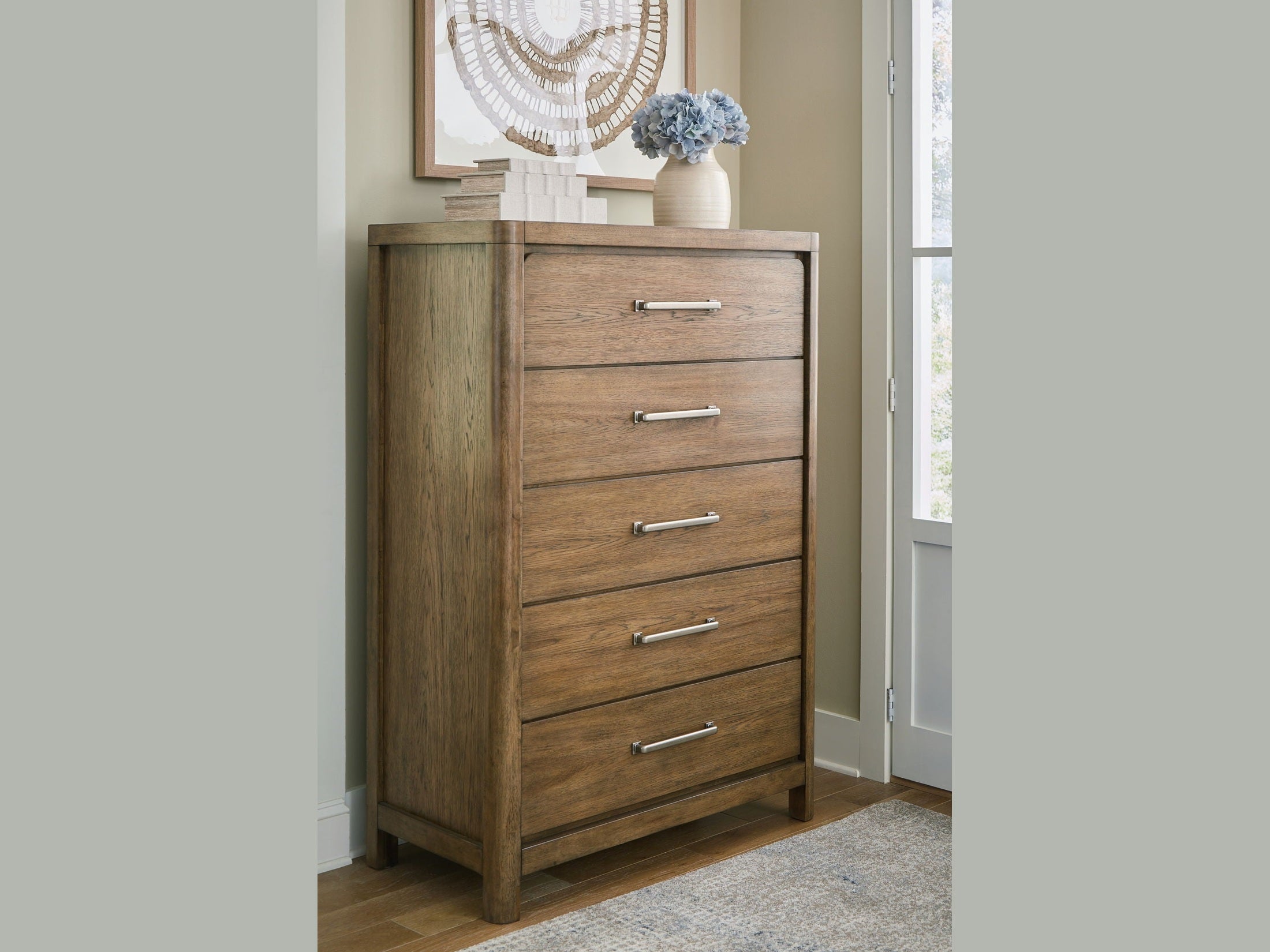 Cabalynn - Five Drawer Chest - Light Brown