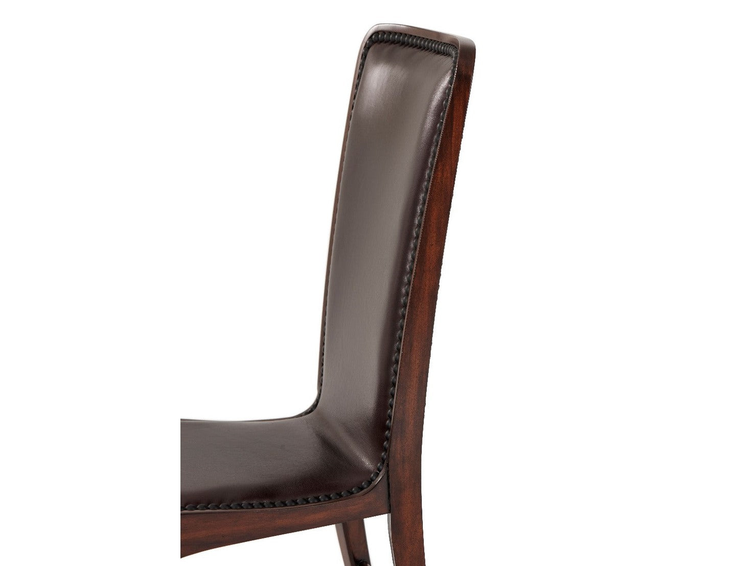 Theodore Alexander Leather Sling Dining Chair