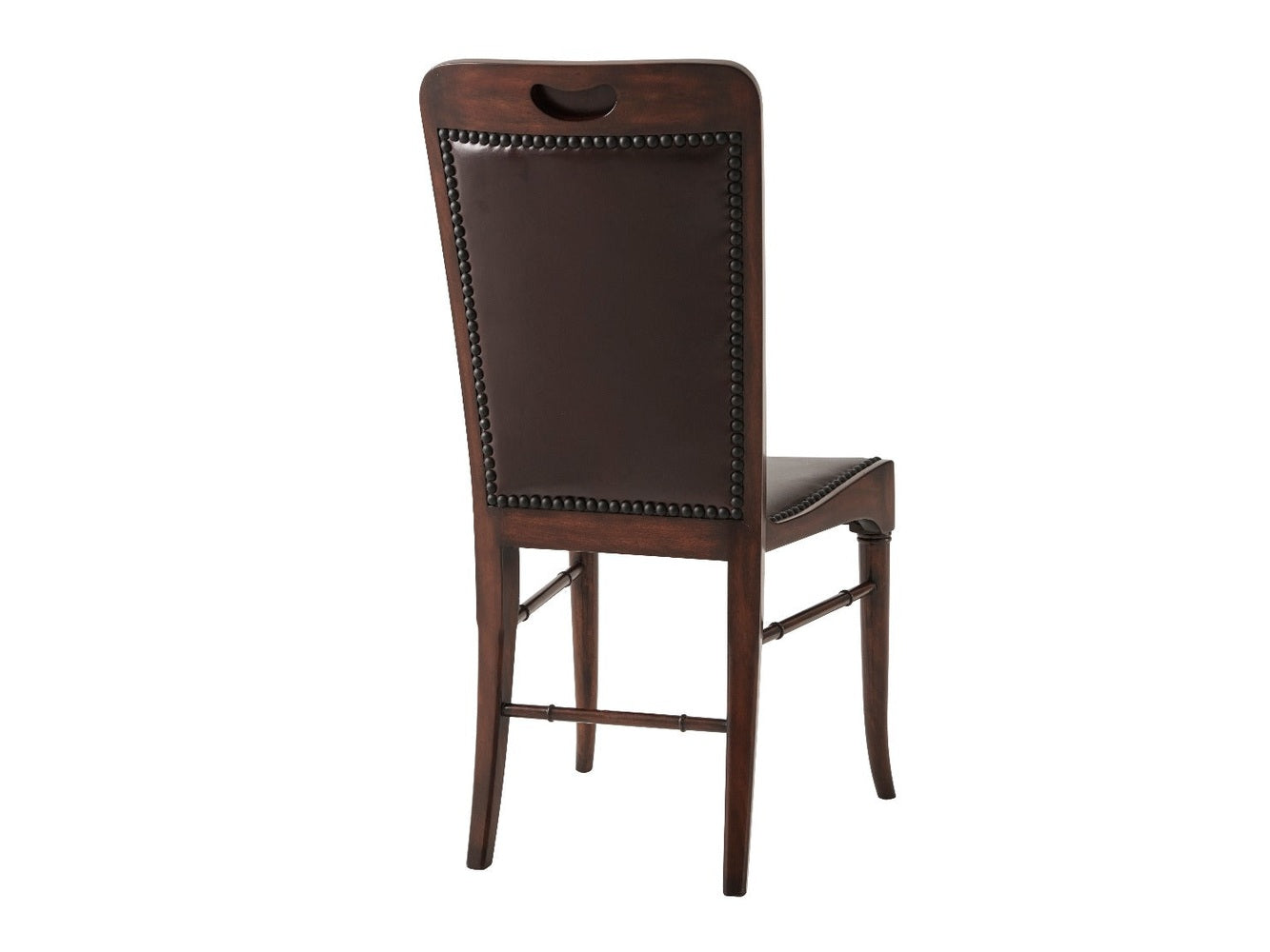 Theodore Alexander Leather Sling Dining Chair