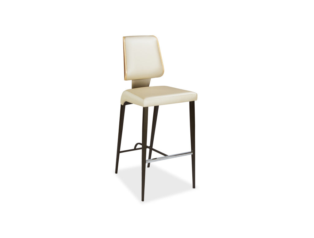 Elite Modern Magnum Counter Stool with Upholstered Back